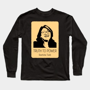 Truth To Power Squad Rashida Tlaib Long Sleeve T-Shirt